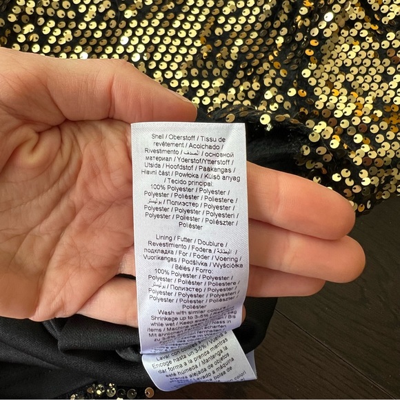 Kaffe Kacolene Sequin Blouse - size XS - Picture 7 of 8